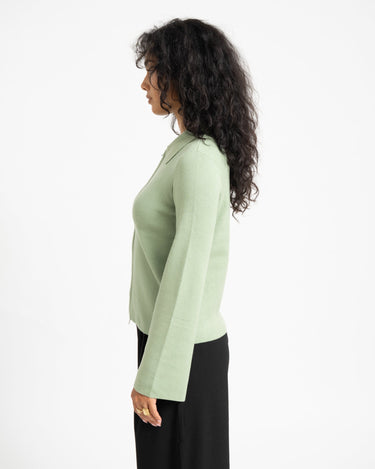 Aware Hanna Knit Cardigan Basil - Things I Like Things I Love