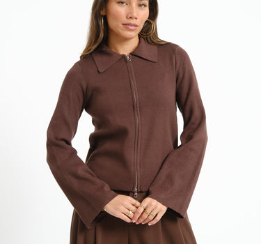 Aware Hanna Knit Cardigan Chocolate Torte - Things I Like Things I Love
