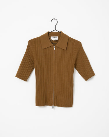 Aware Hanna Zip Knit Cardigan Breen - Things I Like Things I Love