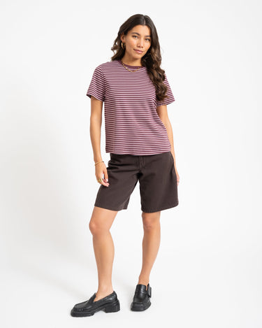 Aware Jada Naima O-Neck T-Shirt Catawba Grape/Mauve Shadows - Things I Like Things I Love