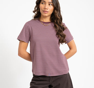 Aware Jada Naima O-Neck T-Shirt Catawba Grape/Mauve Shadows - Things I Like Things I Love