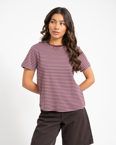 Aware Jada Naima O-Neck T-Shirt Catawba Grape/Mauve Shadows - Things I Like Things I Love
