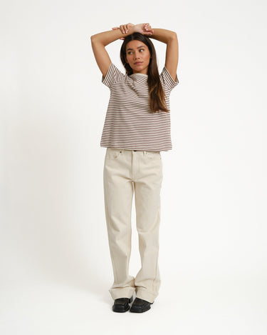 Aware Jada Naima O-Neck T-Shirt Grape - Things I Like Things I Love