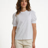 Aware Kerry O - neck Top Bright White - Things I Like Things I Love