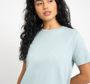 Aware Naima O - Neck T-Shirt Gray Mist - Things I Like Things I Love