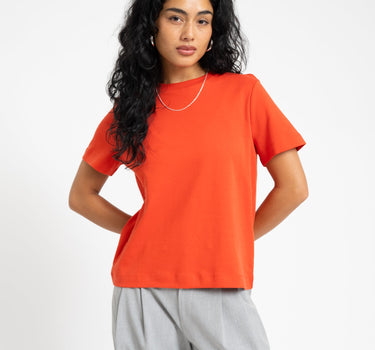 Aware Naima O - Neck T-Shirt Molten Lava - Things I Like Things I Love