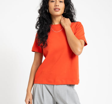 Aware Naima O - Neck T-Shirt Molten Lava - Things I Like Things I Love