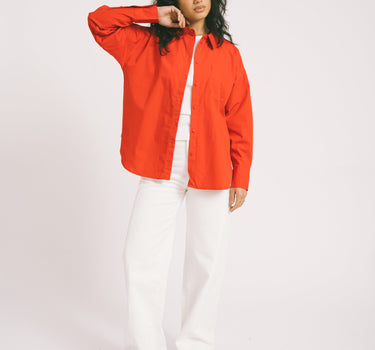 Aware Parina Loose Shirt Molten Lava - Things I Like Things I Love
