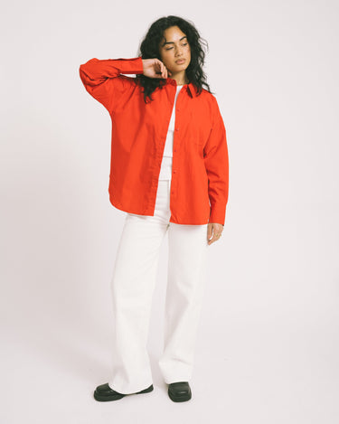 Aware Parina Loose Shirt Molten Lava - Things I Like Things I Love