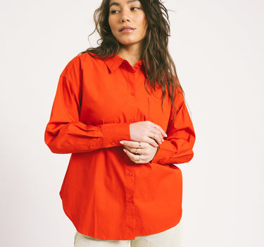 Aware Parina Loose Shirt Molten Lava - Things I Like Things I Love