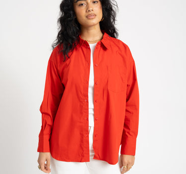 Aware Parina Loose Shirt Molten Lava - Things I Like Things I Love
