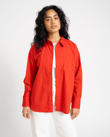 Aware Parina Loose Shirt Molten Lava - Things I Like Things I Love