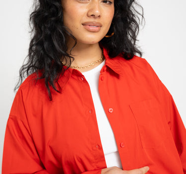 Aware Parina Loose Shirt Molten Lava - Things I Like Things I Love