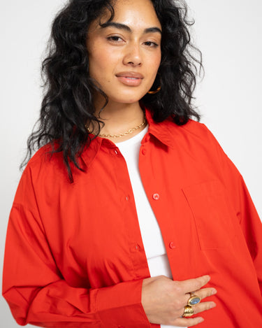 Aware Parina Loose Shirt Molten Lava - Things I Like Things I Love