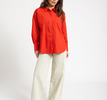 Aware Parina Loose Shirt Molten Lava - Things I Like Things I Love