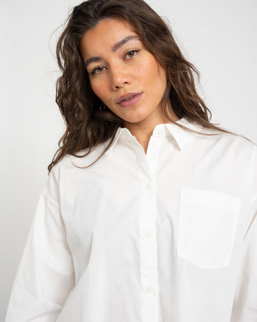 Aware Parina Loose Shirt Snow White - Things I Like Things I Love