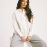 Aware Parina Loose Shirt Snow White - Things I Like Things I Love