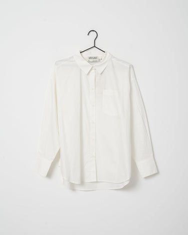 Aware Parina Loose Shirt Snow White - Things I Like Things I Love