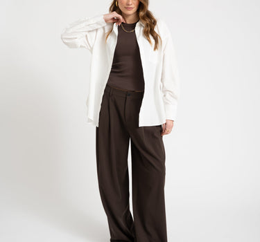 Aware Parina Loose Shirt Snow White - Things I Like Things I Love