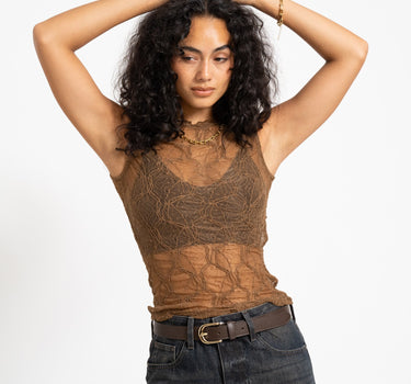Aware Reffen High Neck Lace Top Vip Thrush - Things I Like Things I Love