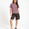 Aware Sage Bermuda Color Shorts Chocolate Torte - Things I Like Things I Love