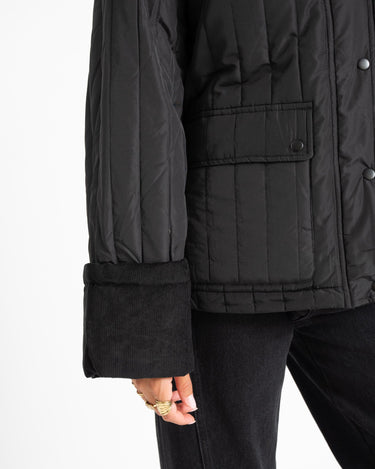 Aware Sissy Oversize Quilted Jacket Black - Things I Like Things I Love