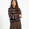 Aware Tacey Polo Knit Chocolate Torte - Things I Like Things I Love