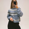 AWARE Tillie O - Neck Knit Stonewash - Things I Like Things I Love