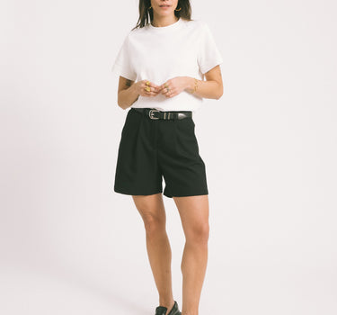 Aya Ellis Wide Shorts Black - Things I Like Things I Love