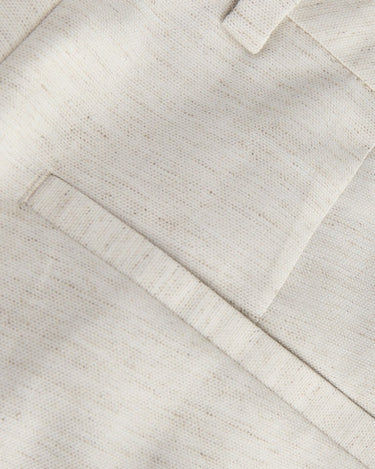 Aya Structured Wide Pant Feather Gray White Melange - Things I Like Things I Love