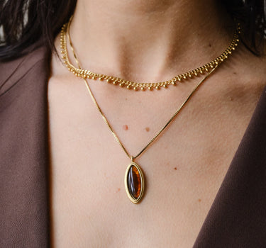 Baby Dots Necklace Goud - Things I Like Things I Love