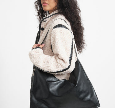 Bag Noor Black Faux Leather - Things I Like Things I Love