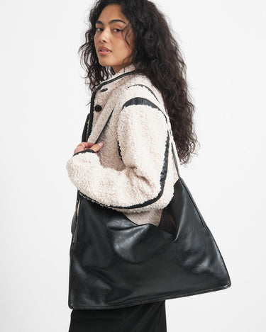 Bag Noor Black Faux Leather - Things I Like Things I Love
