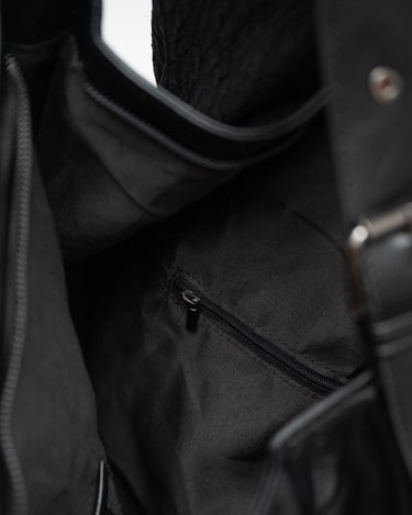 Bag Noor Black Faux Leather - Things I Like Things I Love