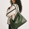 Bag Noor Green Faux Leather - Things I Like Things I Love