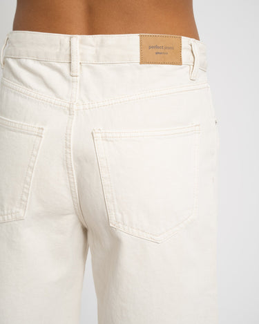 Baggy Denim Shorts Ecru - Things I Like Things I Love