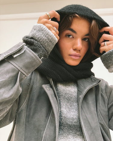 Balaclava Knitted Black - Things I Like Things I Love