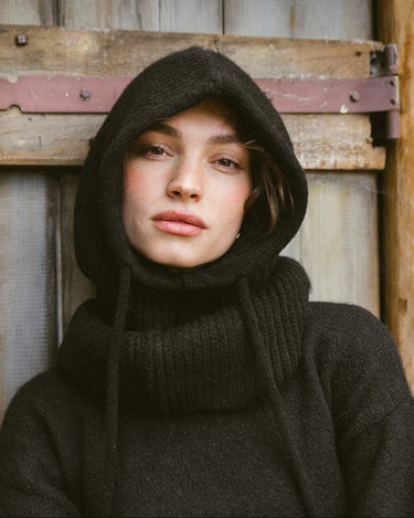 Balaclava Knitted Black - Things I Like Things I Love