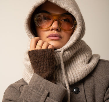 Balaclava Knitted Camel - Things I Like Things I Love