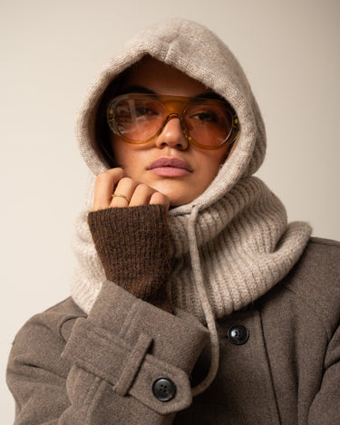 Balaclava Knitted Camel - Things I Like Things I Love