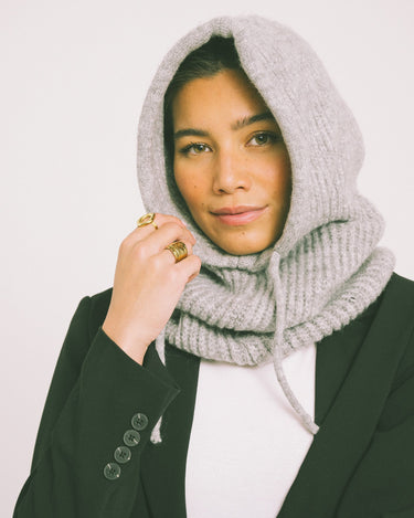 Balaclava Knitted Grey - Things I Like Things I Love