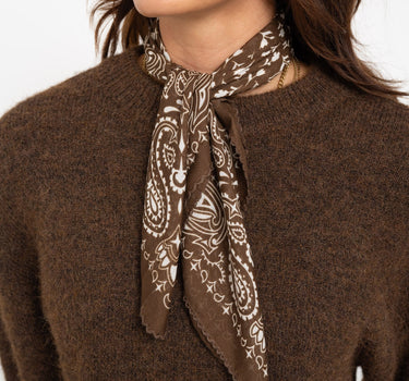 Bandana Scarf Brown - Things I Like Things I Love
