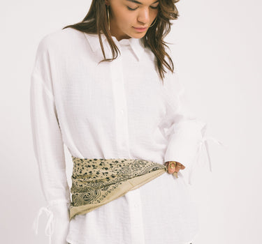 Bandana Scarf Off White - Things I Like Things I Love