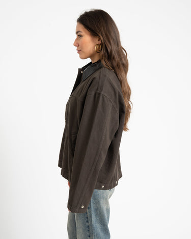 Barn Denim Jacket Brown - Things I Like Things I Love