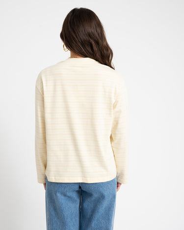 Basic Long Sleeve Tee Yellow - Things I Like Things I Love