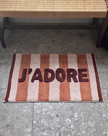 Bath Mat J'adore Stripes - Things I Like Things I Love