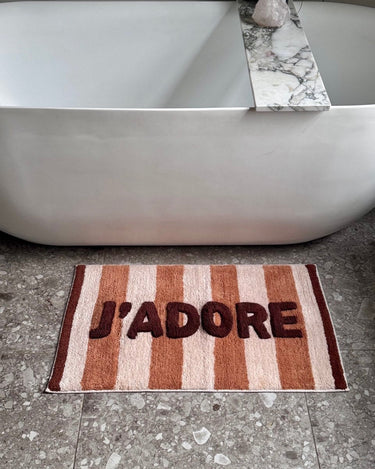 Bath Mat J'adore Stripes - Things I Like Things I Love