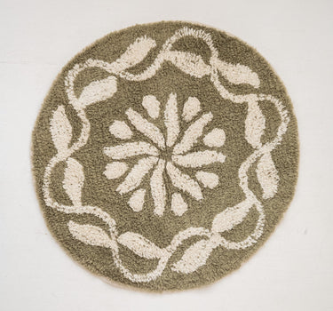 Bath Mat Tufted Khaki - Things I Like Things I Love