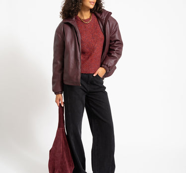 Beany O-Neck Knit Rhubarb - Things I Like Things I Love