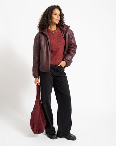 Beany O-Neck Knit Rhubarb - Things I Like Things I Love
